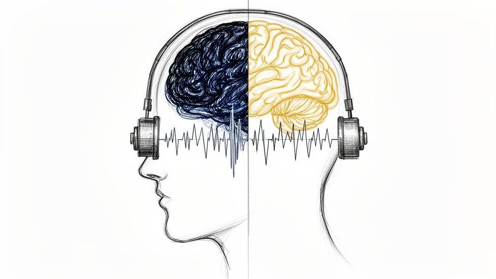 Binaural beats for depression auditory brain — 9D Breathwork